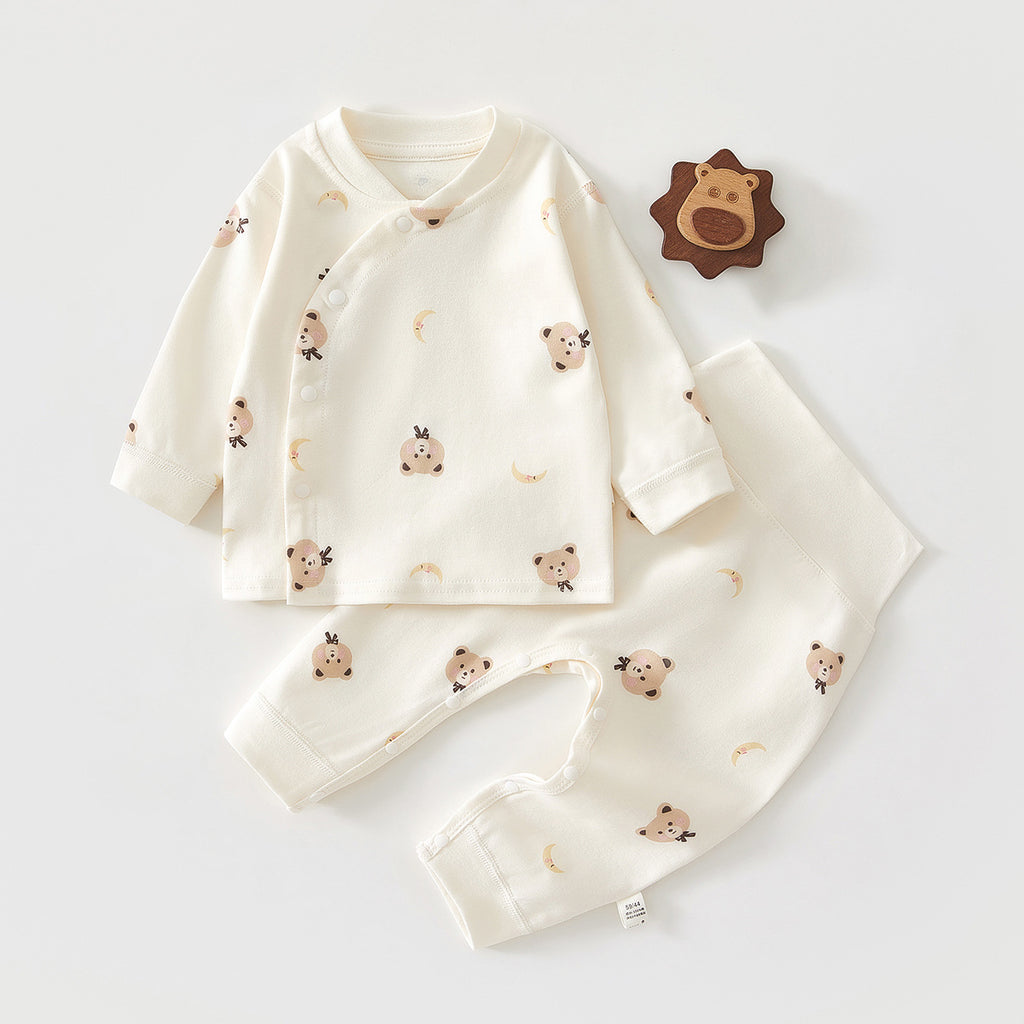 Baby pajamas for spring and autumn