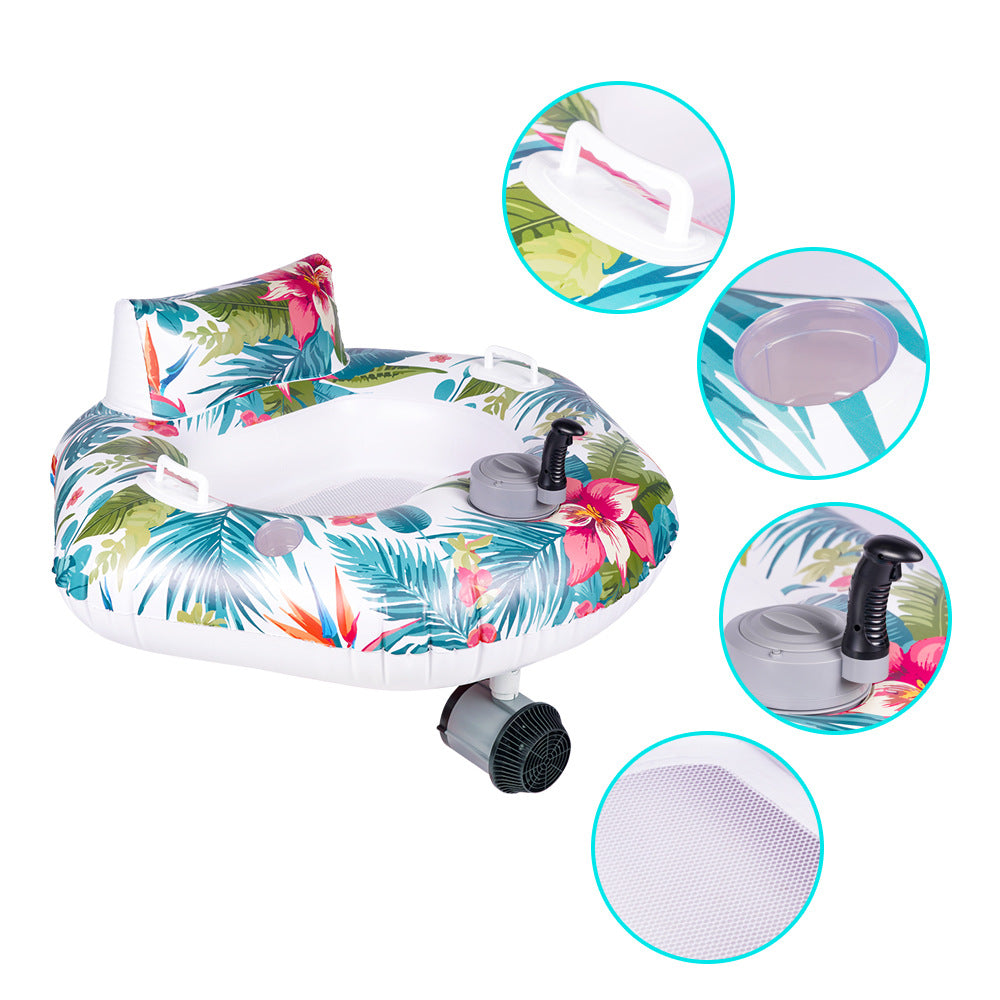 Electric Inflatable Lounge Chair Water Float