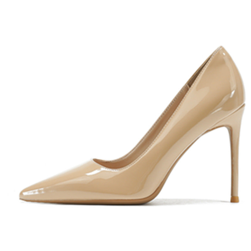 Women's Leather Stiletto Pumps