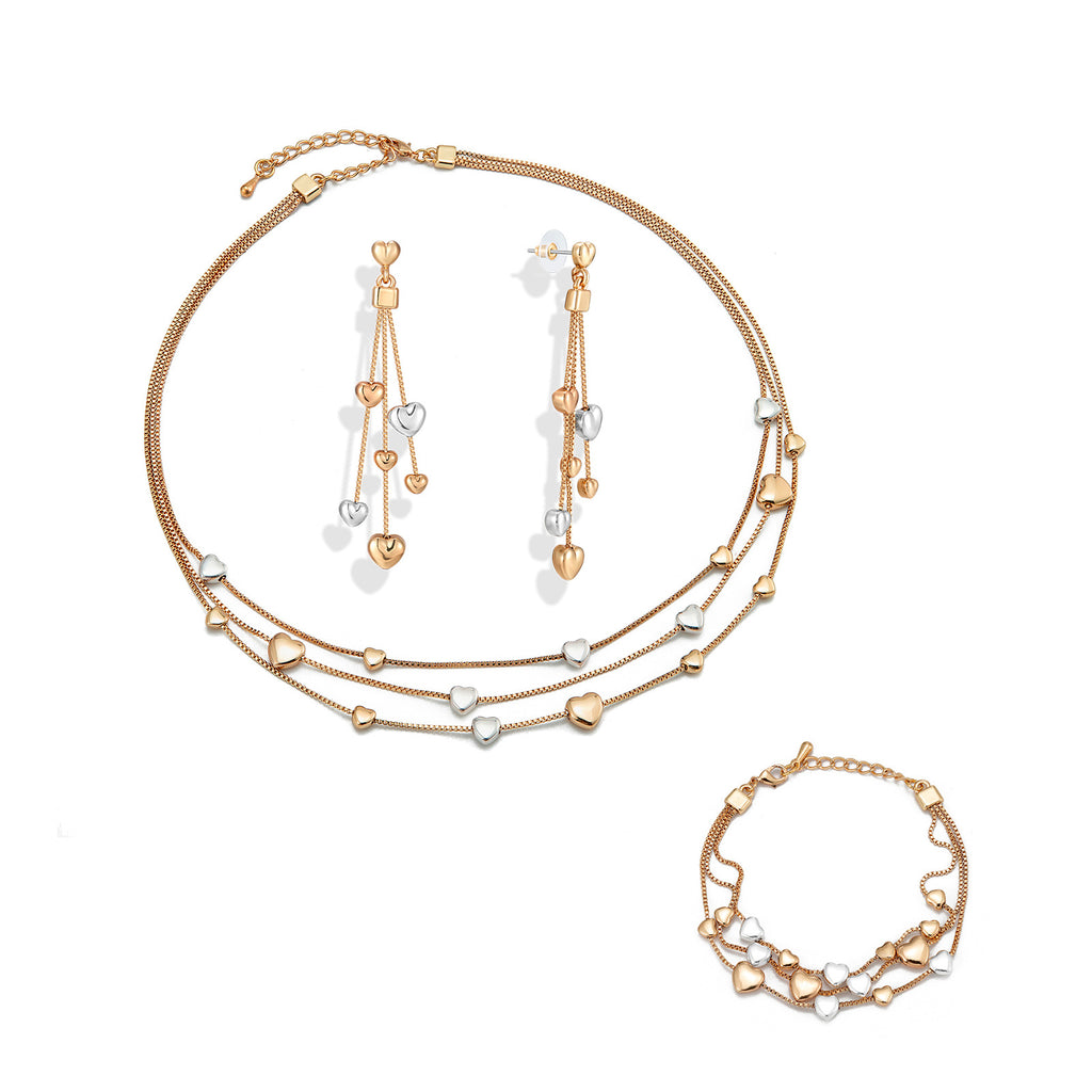 Heart Shape Geometric Metal Jewelry