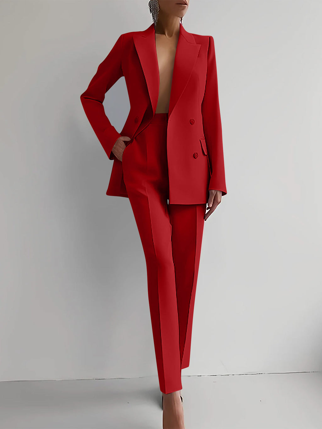 Womens Business Casual Suit Set
