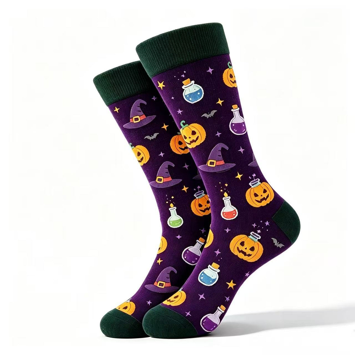 Halloween Themed Mid-Calf Cotton Socks