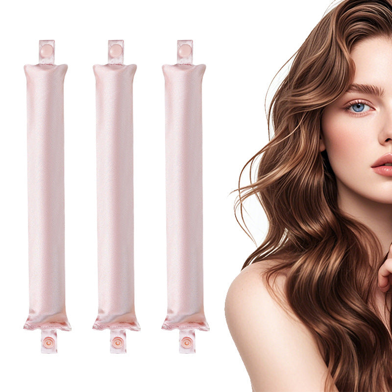 Heat-free Satin Hair Curling Tool for Overnight Use