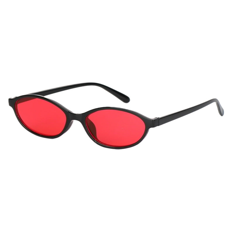 Women's Oval Cat-Eye UV400 Sunglasses Lightweight PC Frame