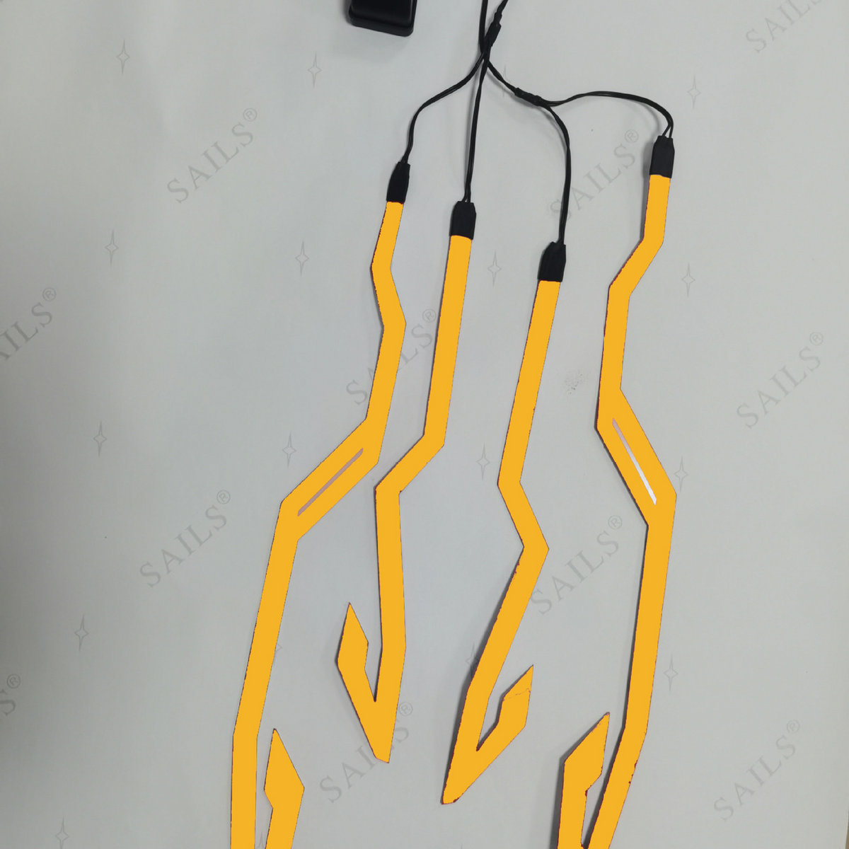 Self-Adhesive EL Motorcycle Helmet Light Strip Decoration Strip