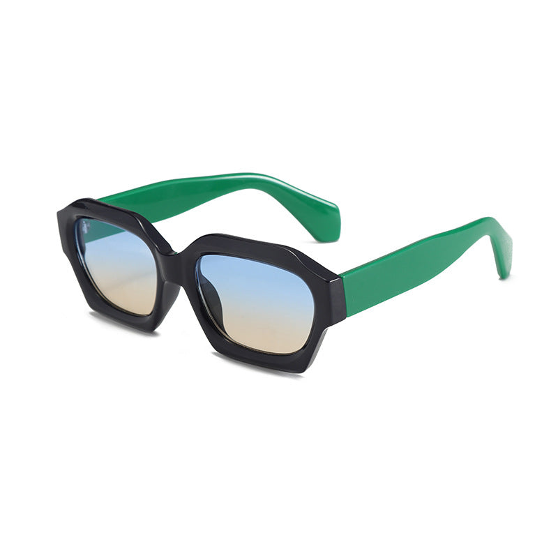 Geometric Frame UV Protection Sunglasses