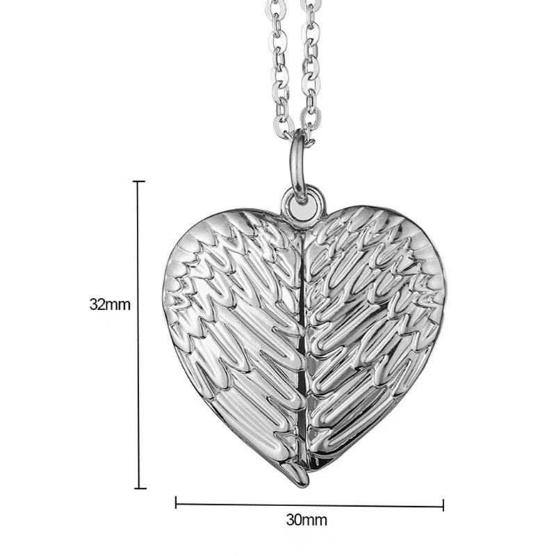 Heart Photo Locket Necklace