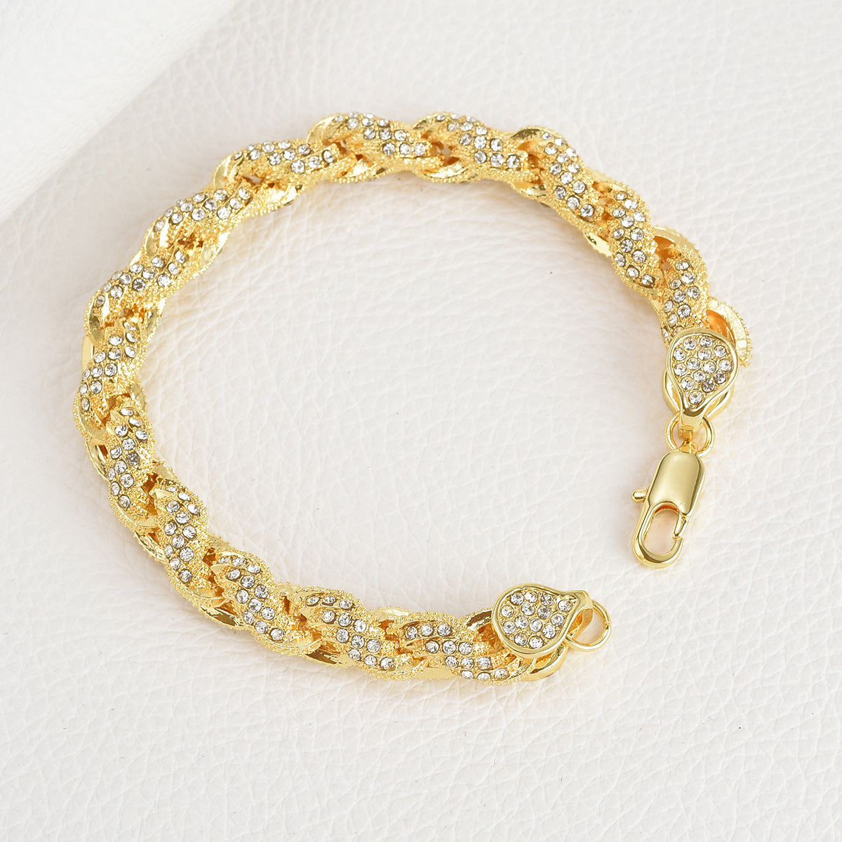 Hip Hop Twist Chain Alloy Necklace