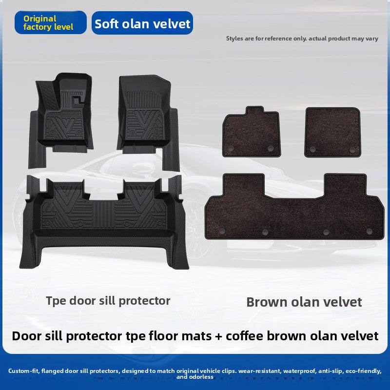 Custom TPE Floor Mats for Toyota Platinum 3X