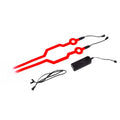LED Helmet Light Strip for Night Riding Safety