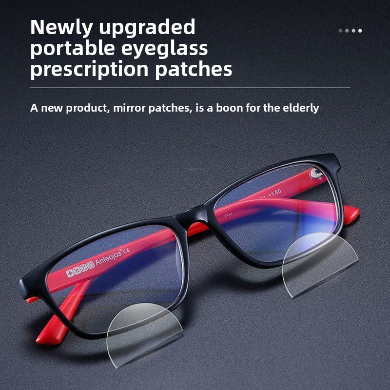 Liquid silicone patch for presbyopia and hyperopia