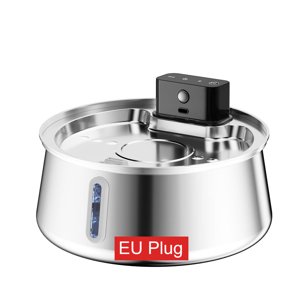 4L Stainless Steel Wireless Infrared Sensor Pet Water Fountain for Cats and Dogs