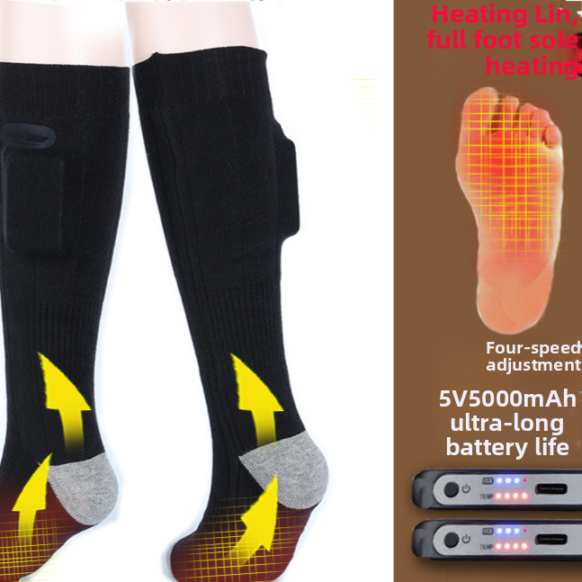 Smart App Control Electric Heated Socks