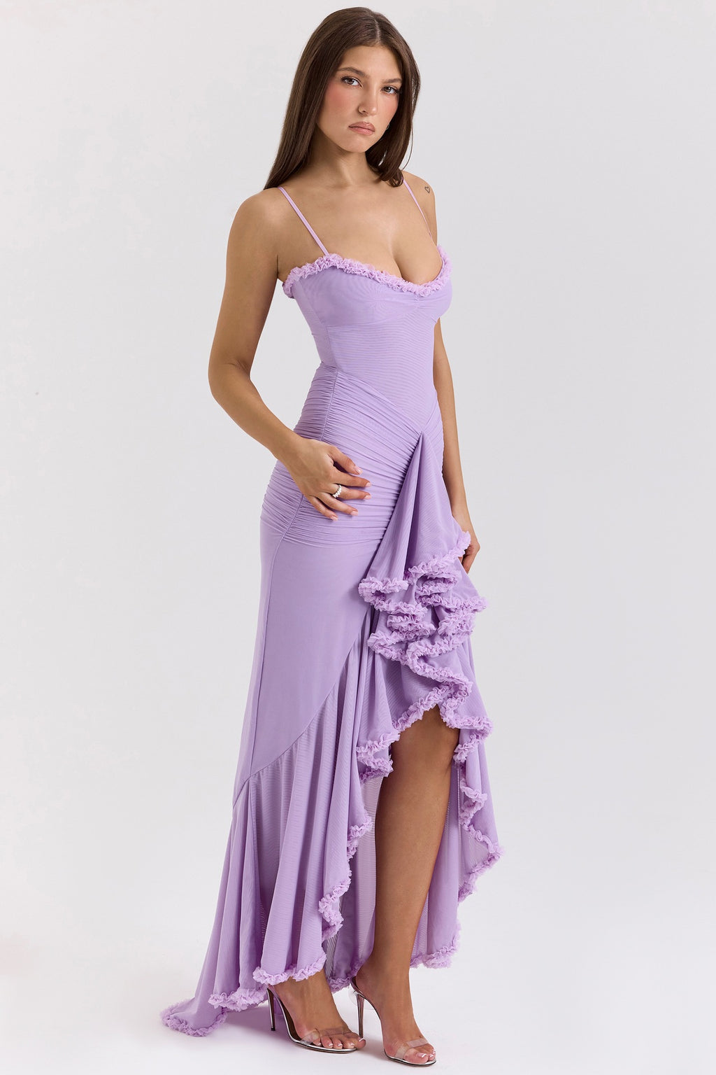 Sleeveless V-Neck Slip Dress