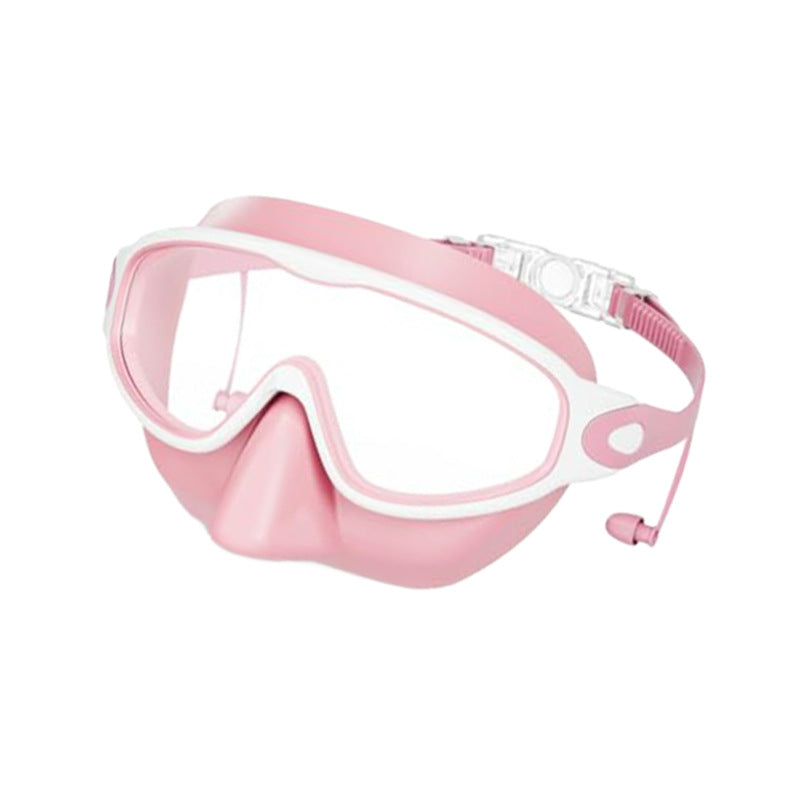 Childrens Anti-Fog Swimming Goggles with Nose Cover