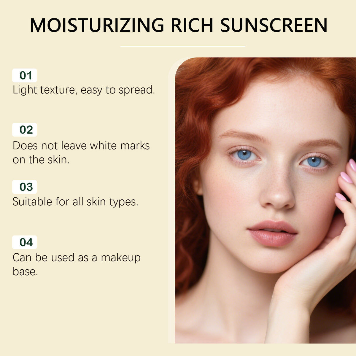 Hoygi Moisturizing Protective Cream Lightweight Daily Skin Barrier
