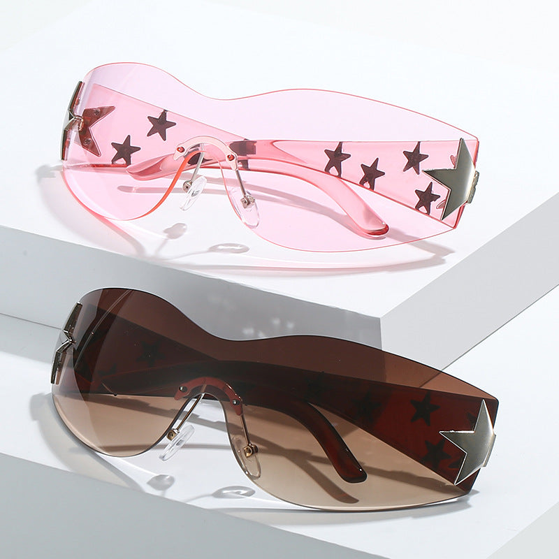 Diamond-studded sunglasses