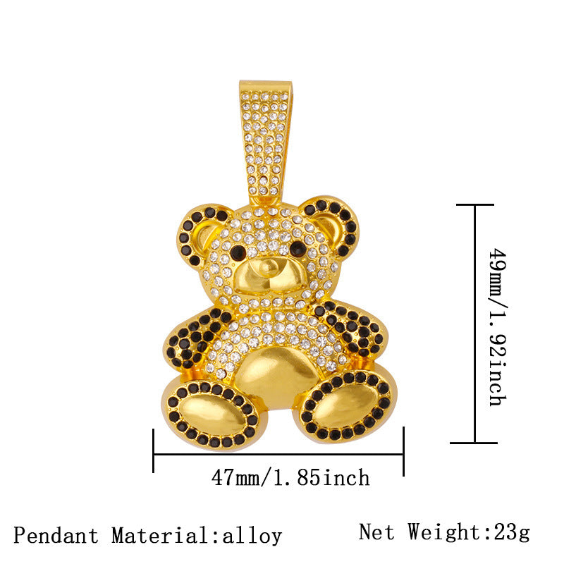 Cuban chain necklace pendant