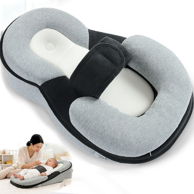Sloping pad baby recliner to prevent spitting up milk