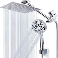 Stainless Steel Shower Set with 8 Functions and Extension Rod