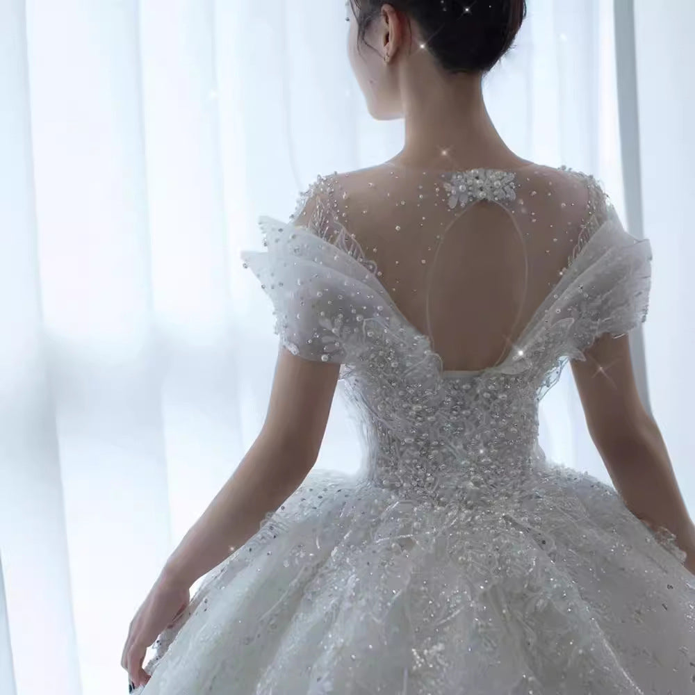 Princess Wedding Dress Organza Bridal Gown