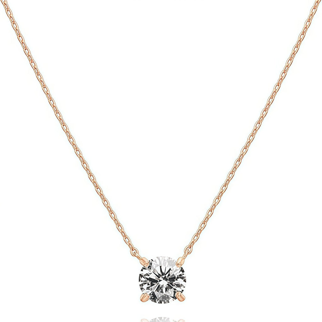 Fresh and simple collar chain pendant necklace