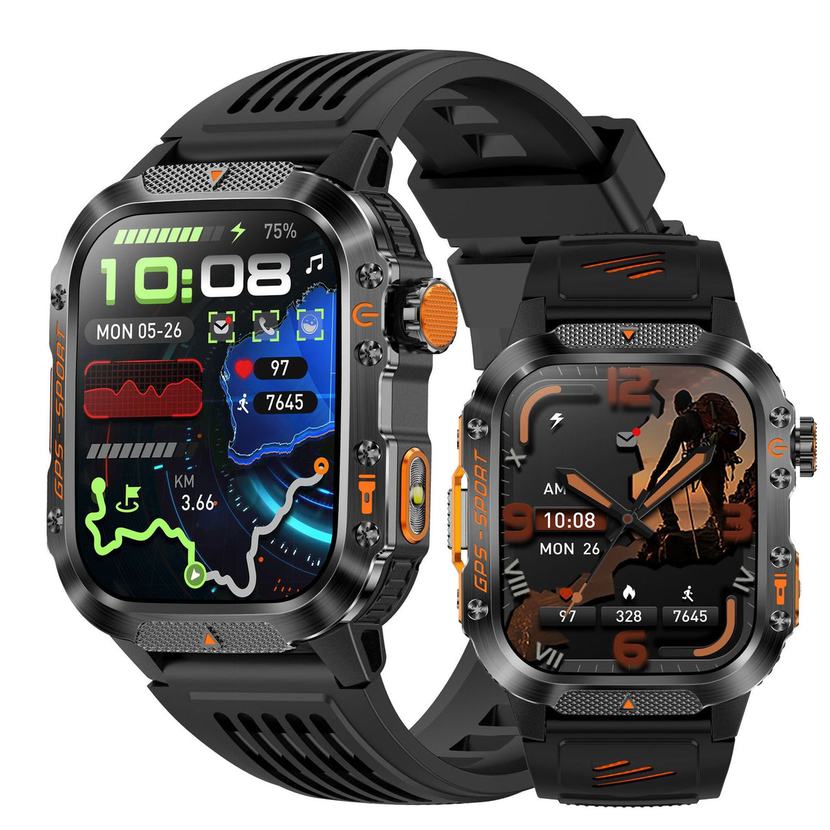 GPS Smart Watch with Heart Rate Monitoring