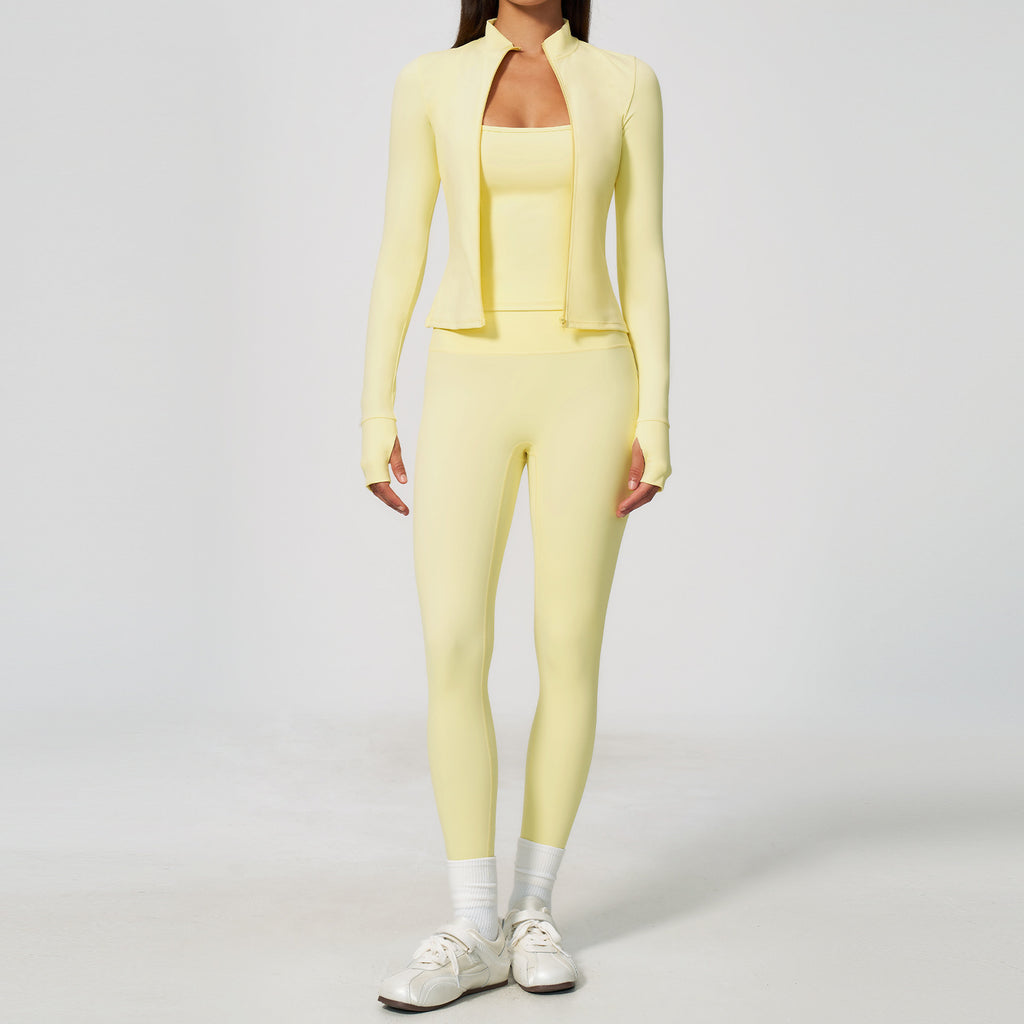 Breathable and slimming yoga wear set