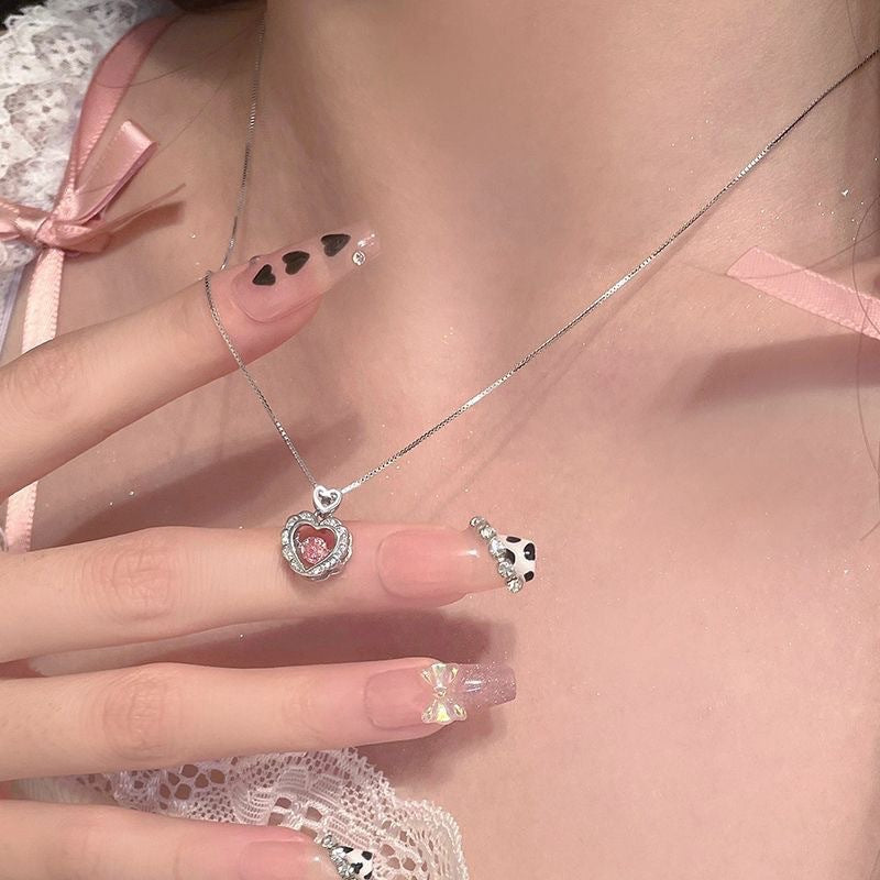 Zircon Bow Necklace for Women