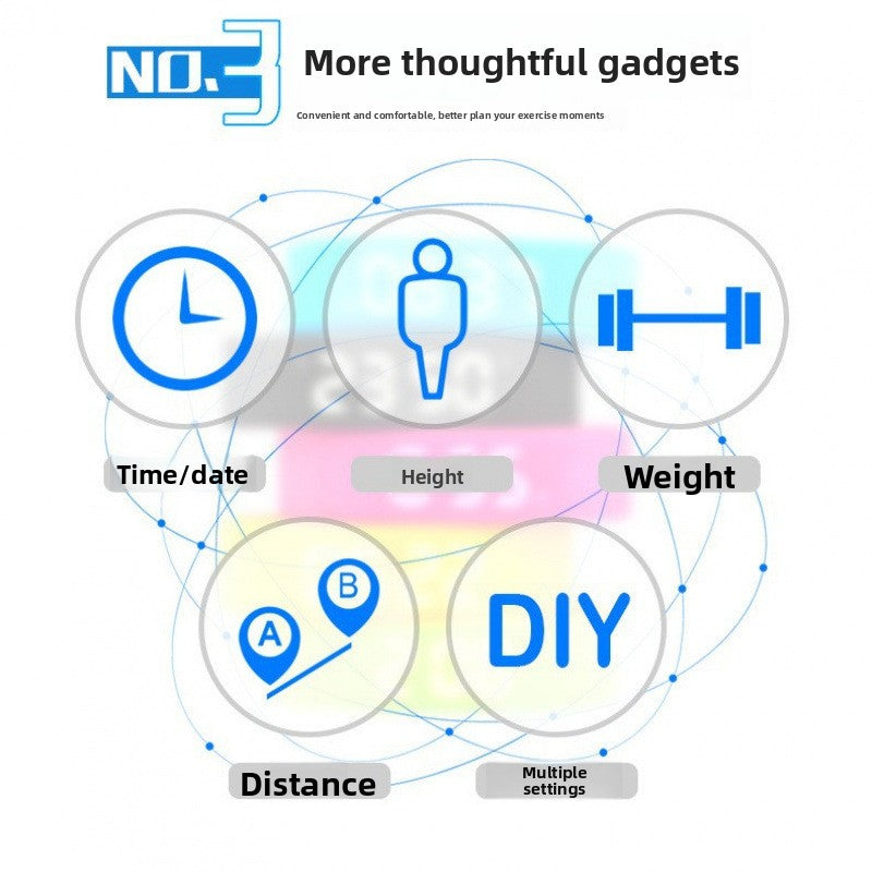 T5C Smart Sports Bracelet with Color Display
