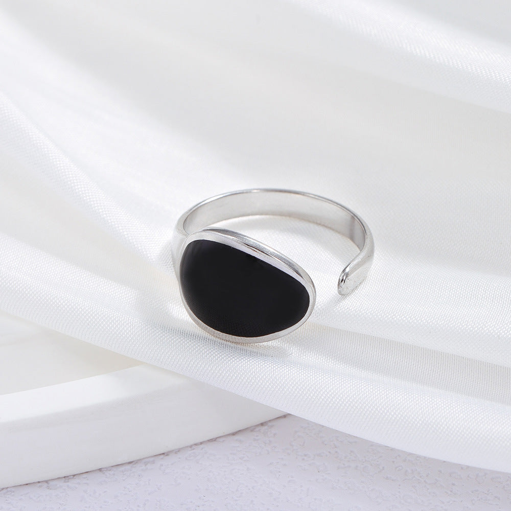 Adjustable Gold Plated Stainless Steel Ring