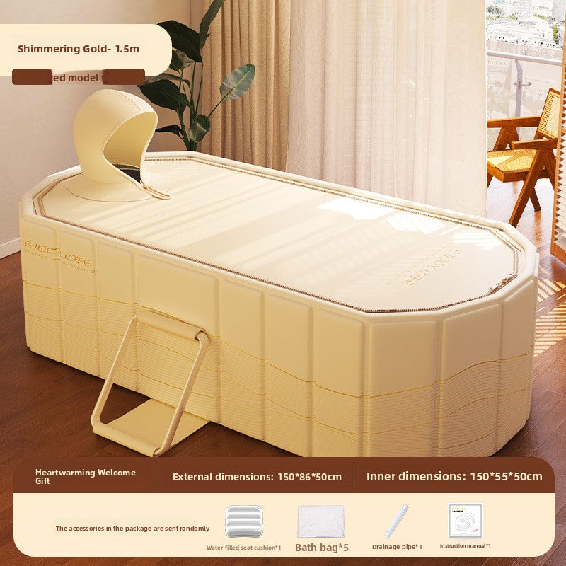 Thickened Foldable Bathtub with Insulation Cover