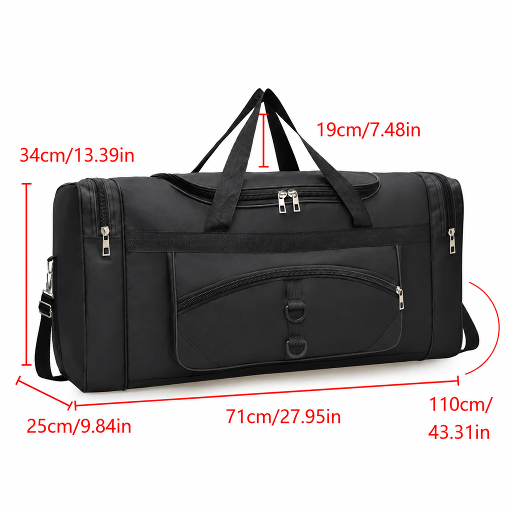 Large Lightweight Travel Duffel Bag