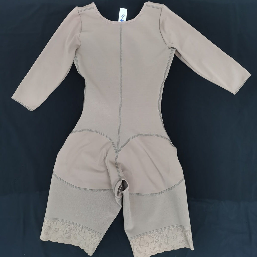 Women?s Long Sleeve One-Piece Body Shaper Firm Control Bodysuit