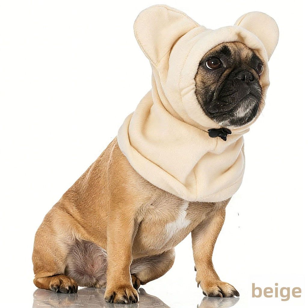 Dog Winter Warm Hood Scarf