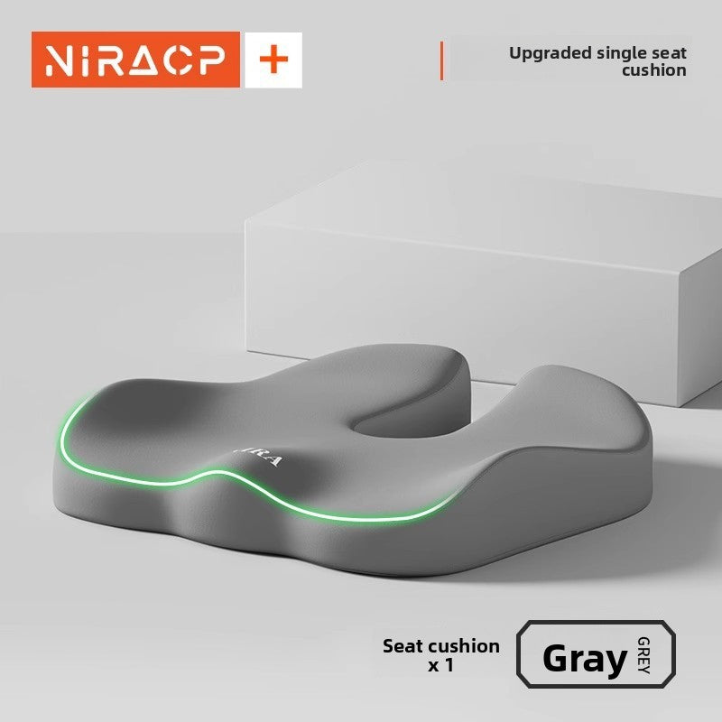 Ergonomic Memory Foam Seat and Lumbar Cushion Set