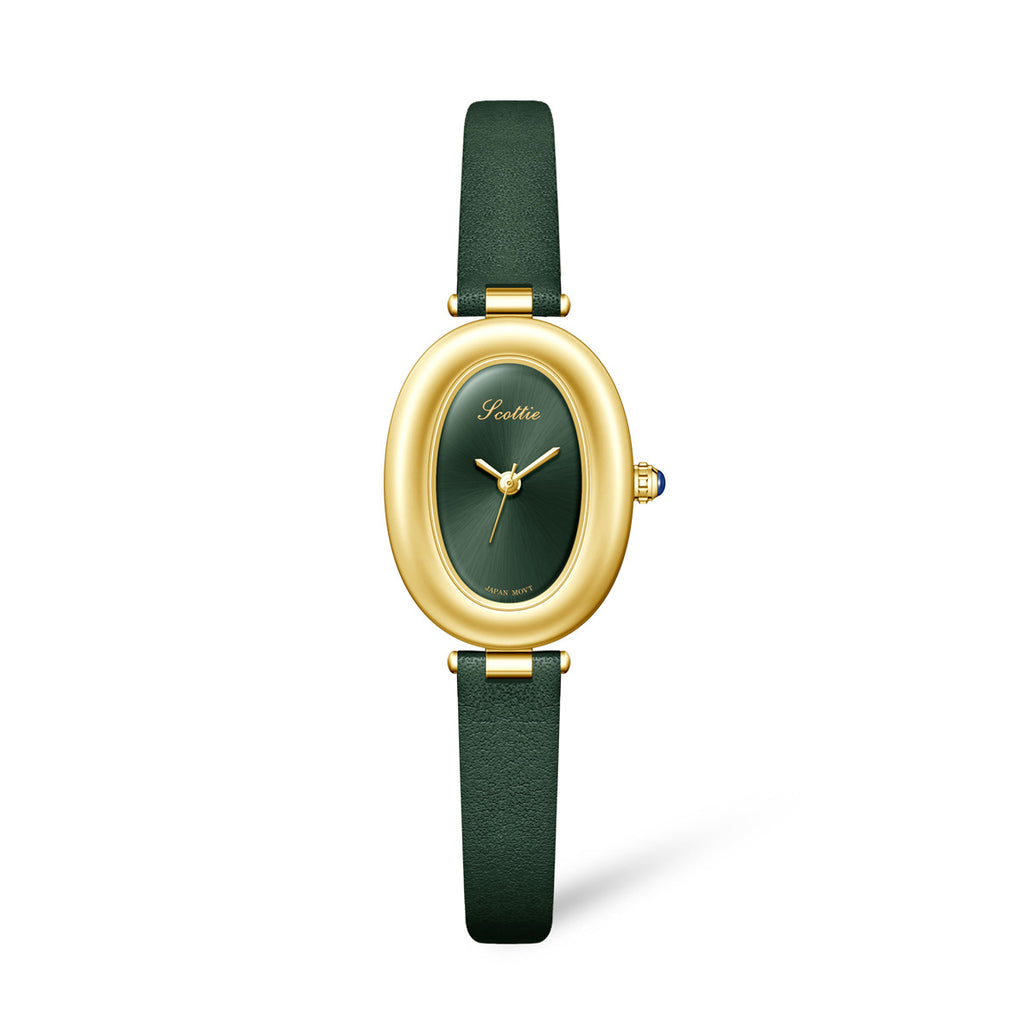 Oval Retro Quartz Watch for Women
