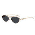 Oval Metal Frame Sunglasses