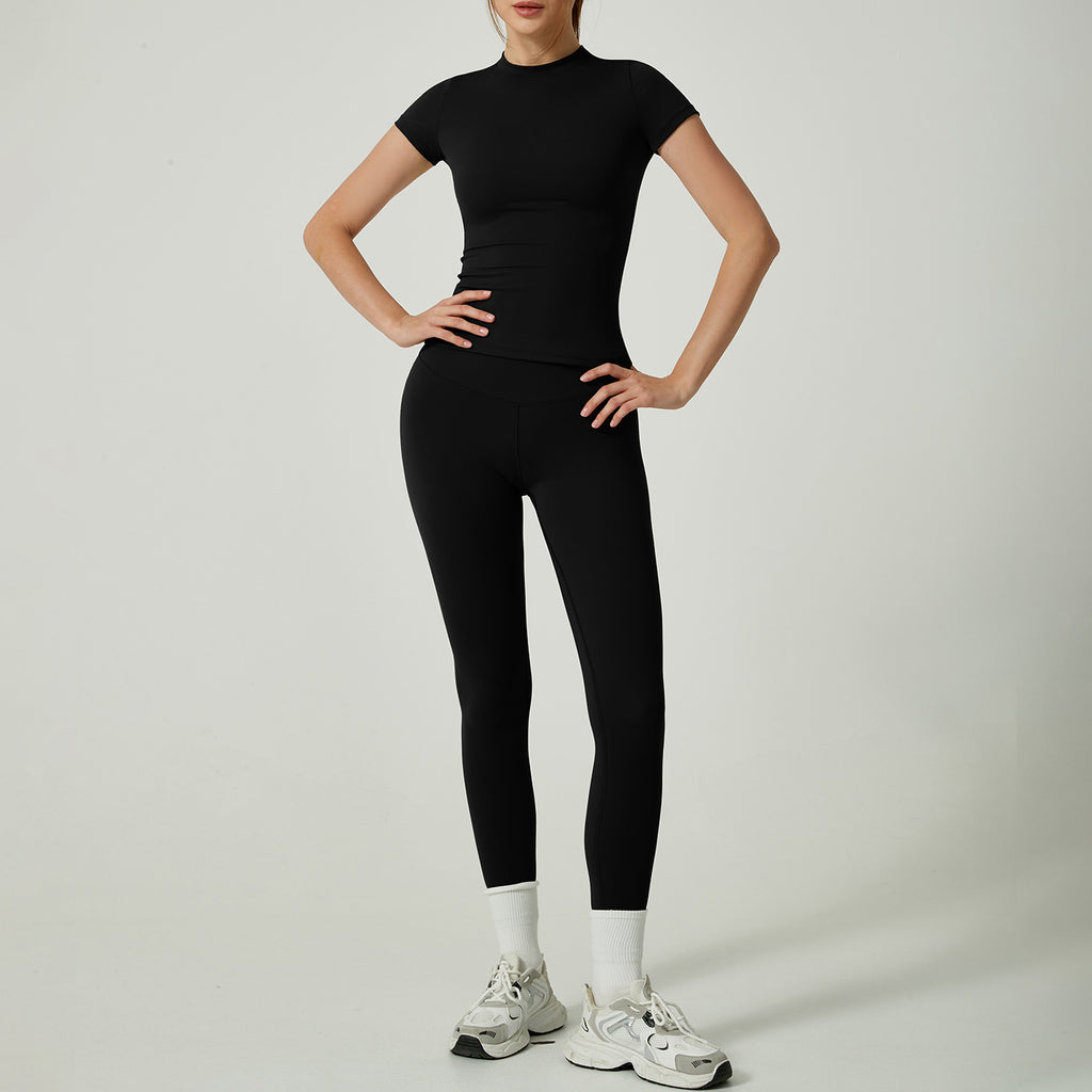 Womens Quick Dry Yoga Pilates Outfit Set