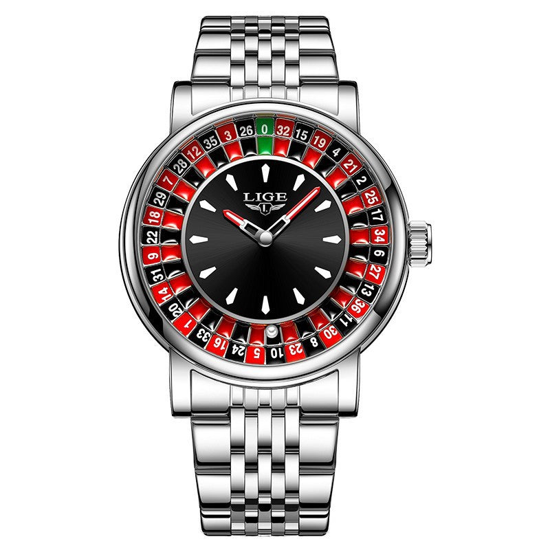 Lige Multi-Function Men's Wrist Watch