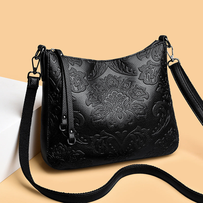 PU leather shoulder bag