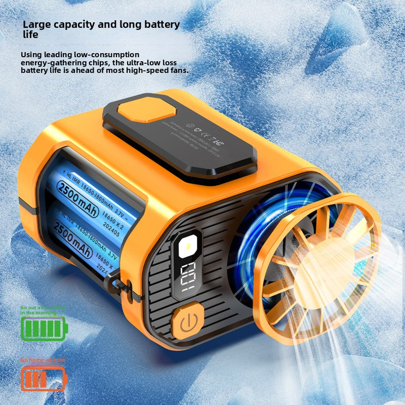 Portable USB Rechargeable Waist Fan