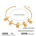 Hollow-out Flower Necklace