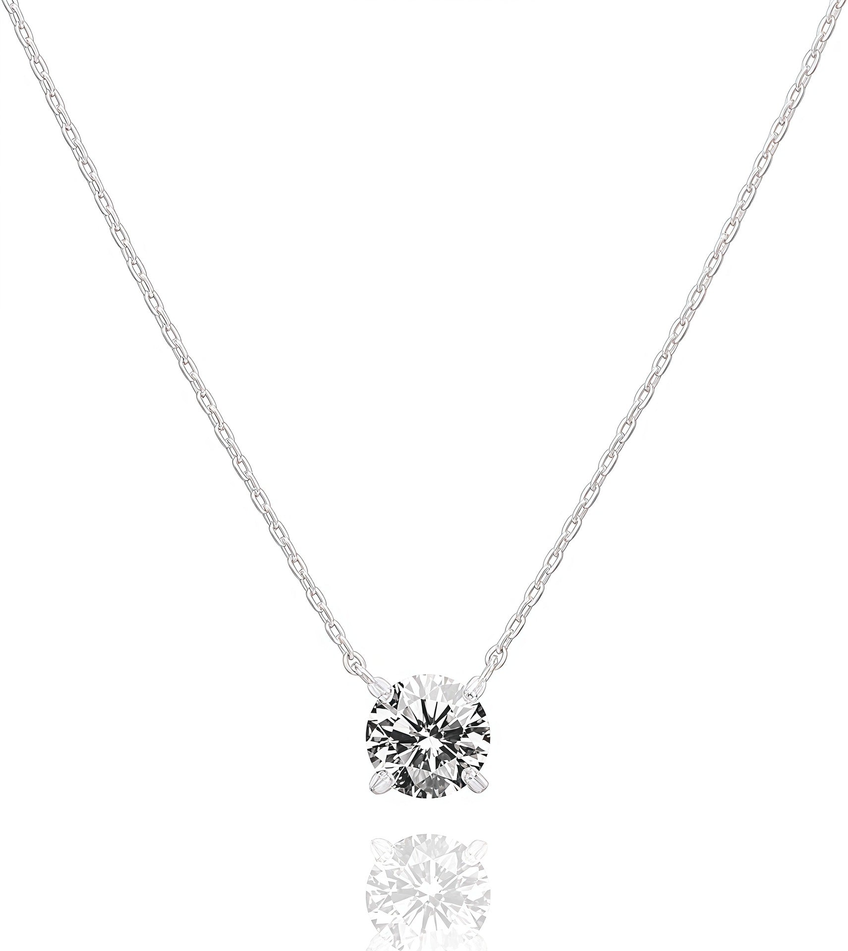 Fresh and simple collar chain pendant necklace