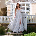 Women's Strapless Chiffon Maxi Dress
