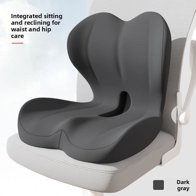Memory Foam Posture Correction Seat Cushion with Lumbar Support