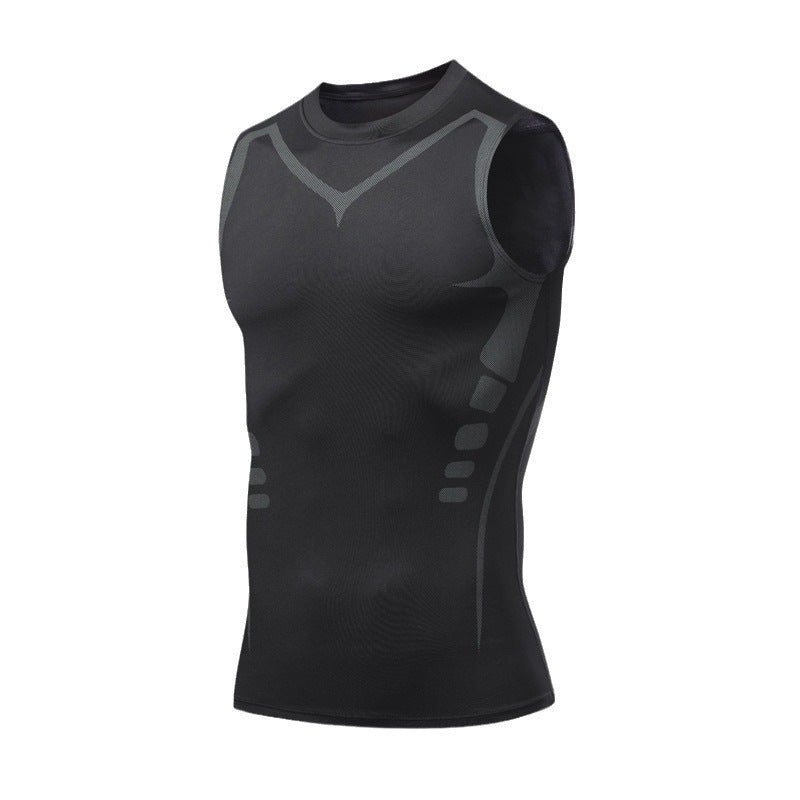 Men's quick-drying tight-fitting sports vest