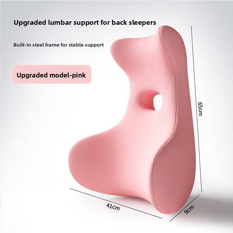 Ergonomic Memory Foam Lumbar and Neck Support Cushion