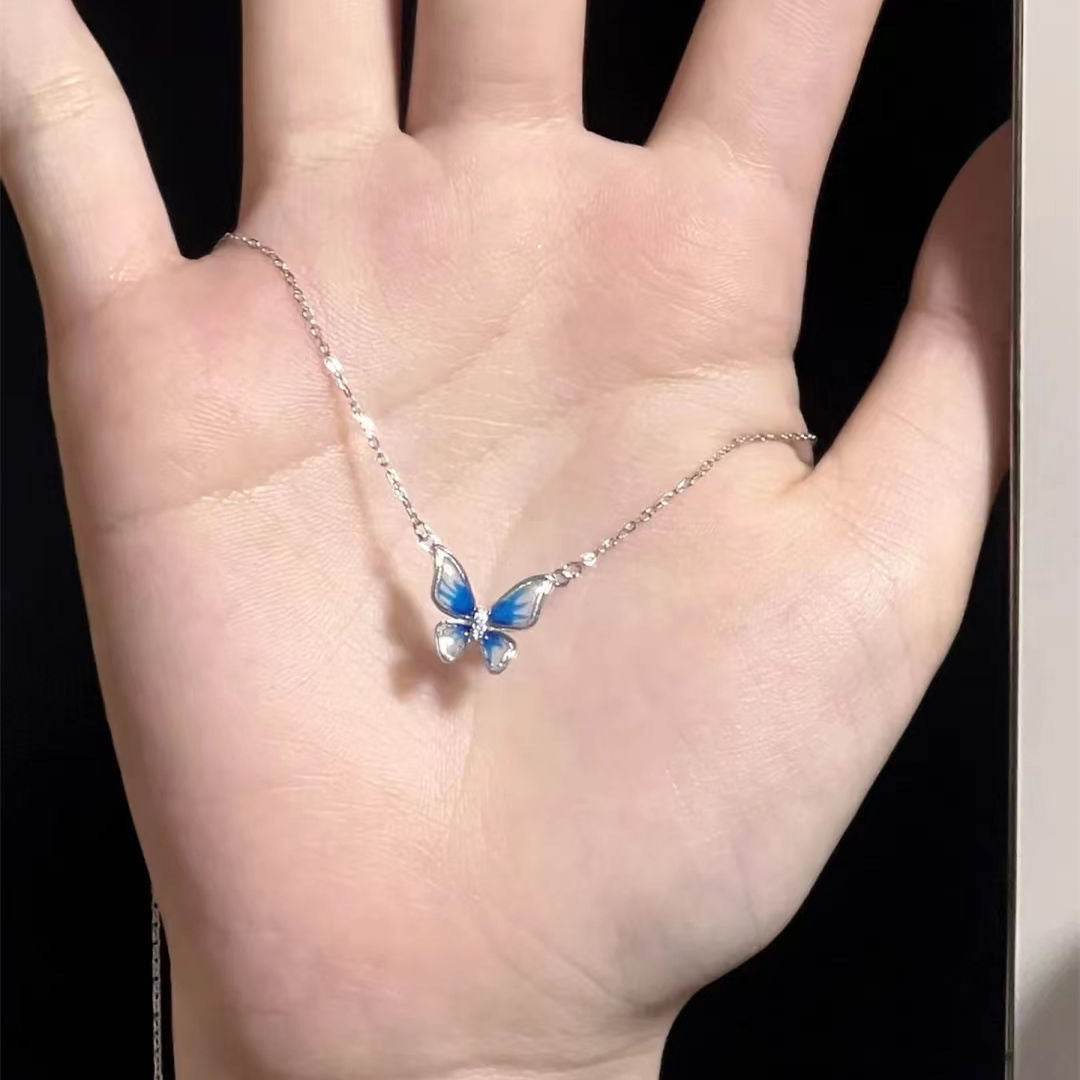 Zircon Bow Necklace for Women
