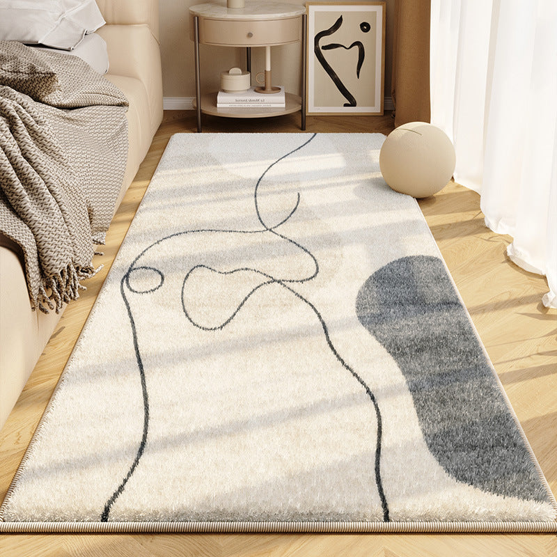 Morandi Imitation Cashmere Carpet Floor Mat